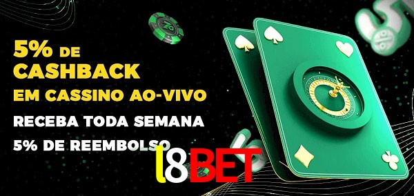 Promoções do cassino ao Vivo l8bet